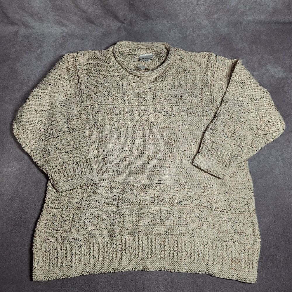 Fashion Bug 18/20W Knit Sweater Women's Long Sleeve 100% Cotton